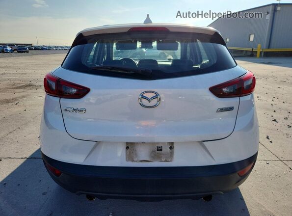 JM1DKDD78H0171505 2017 MAZDA CX-3 White უკანა ხედი