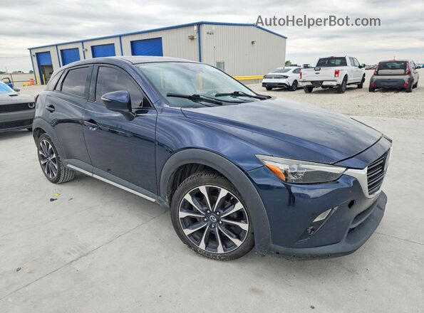 JM1DKDD7XK0431443 2019 MAZDA CX-3 Синий Передняя правая четверть