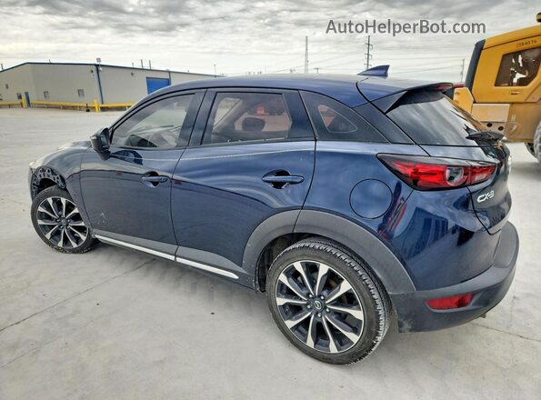 JM1DKDD7XK0431443 2019 MAZDA CX-3 Синий Задняя левая четверть