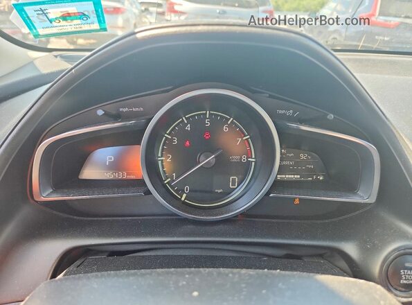 JM1DKFB73L1473981 2020 MAZDA CX-3 Черный Вид щитка приборов