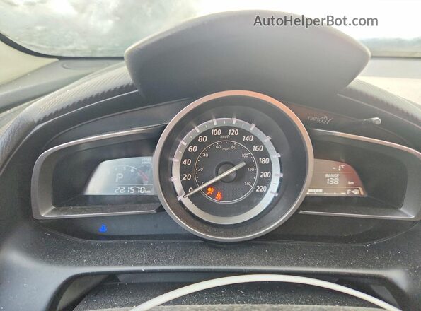 JM1DKFB75H0154949 2017 MAZDA CX-3 Gray Widok zestawu wskaźników