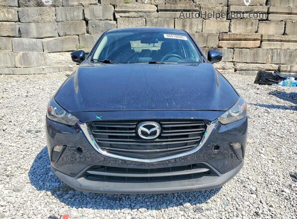 JM1DKFB76K0432460 2019 MAZDA CX-3 Blue Widok z przodu