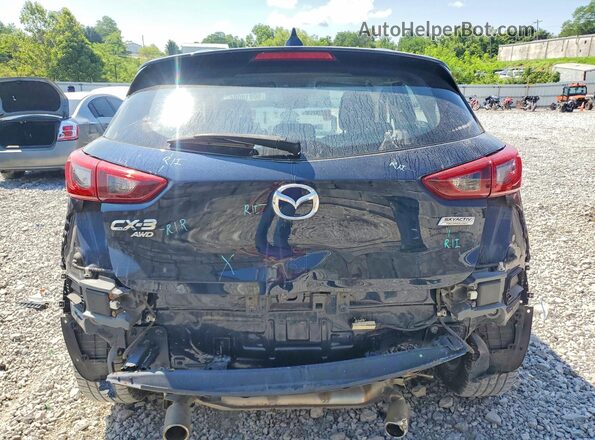JM1DKFB76K0432460 2019 MAZDA CX-3 Blue Widok z tyłu