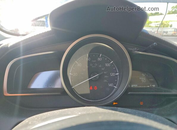 JM1DKFB76K0432460 2019 MAZDA CX-3 Blue Widok zestawu wskaźników