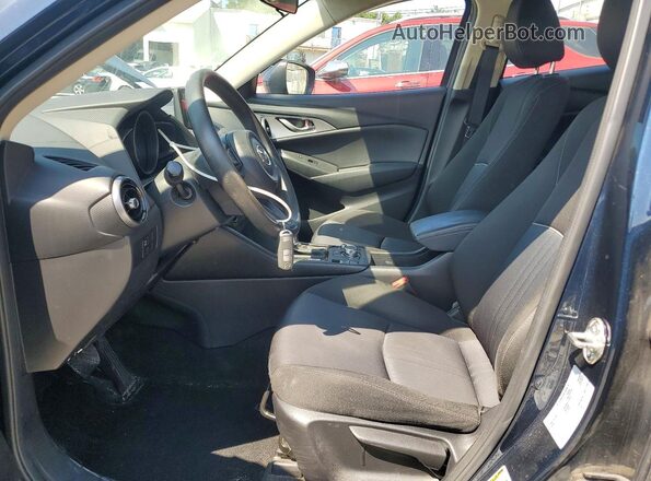 JM1DKFB76K0432460 2019 MAZDA CX-3 Blue Widok wnętrza z przodu