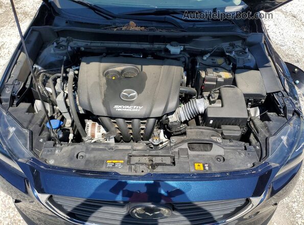 JM1DKFB77L1470453 2020 MAZDA CX-3 Blue უკანა სალონის ხედი