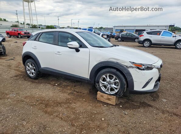 JM1DKFB78K0420696 2019 MAZDA CX-3 White Delantero derecho