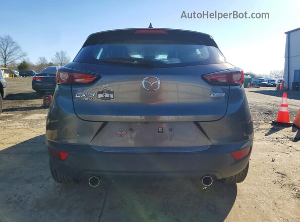 JM1DKFB78K1454891 2019 MAZDA CX-3 Gray უკანა ხედი