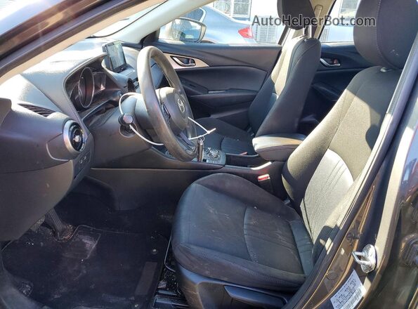 JM1DKFB78K1454891 2019 MAZDA CX-3 Gray წინა სალონის ხედი