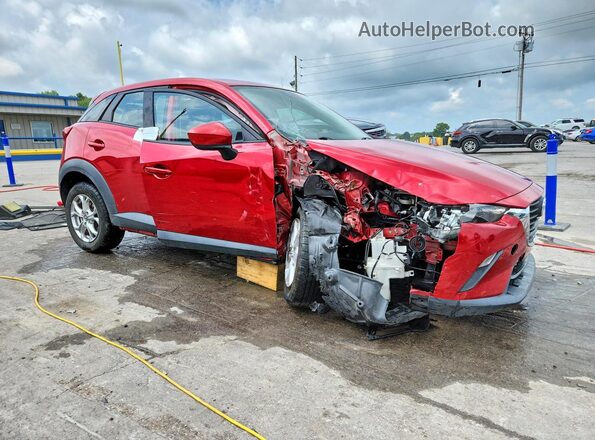 JM1DKFB79G0138722 2016 MAZDA CX-3 Red Przód prawy