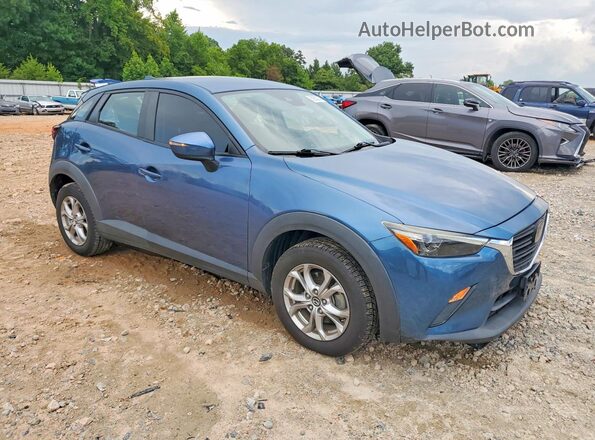 JM1DKFB79K1420913 2019 MAZDA CX-3 Blue Przód prawy