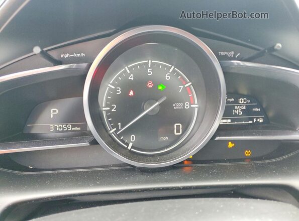 JM1DKFB79K1420913 2019 MAZDA CX-3 Blue Widok zestawu wskaźników