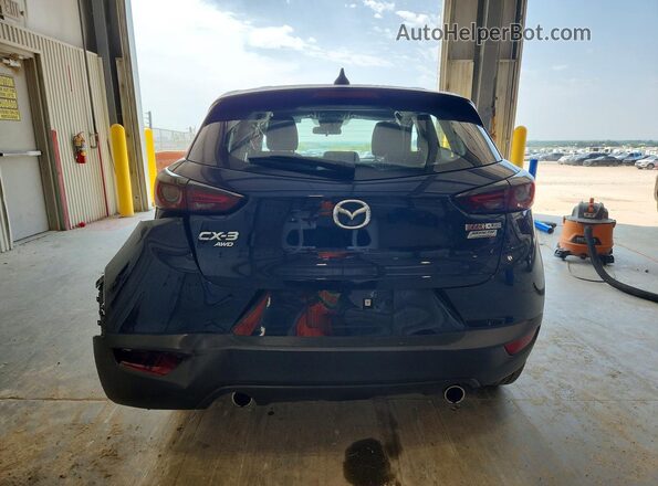 JM1DKFB79L1471412 2020 MAZDA CX-3 Синий Вид сзади