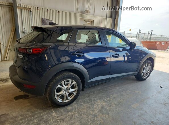 JM1DKFB79L1471412 2020 MAZDA CX-3 Синий Задняя правая четверть