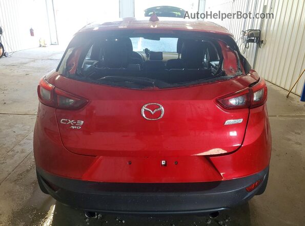 JM1DKFB7XJ0317410 2018 MAZDA CX-3 Red უკანა ხედი