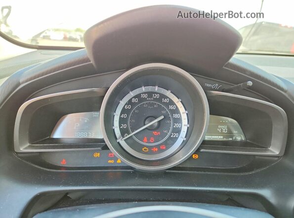 JM1DKFC70H0170815 2017 MAZDA CX-3 Белый Вид щитка приборов