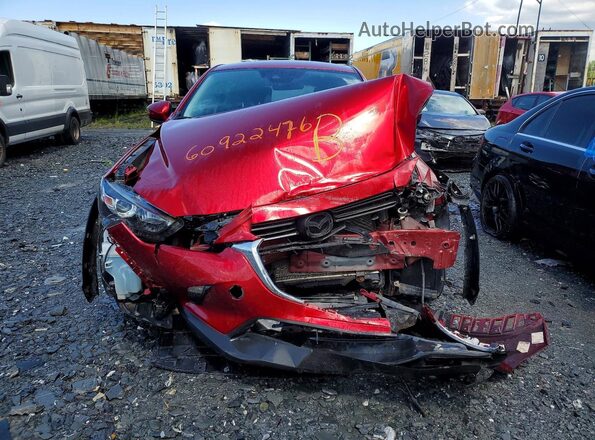 JM1DKFC70M1513370 2021 MAZDA CX-3 Burgundy წინა ხედი