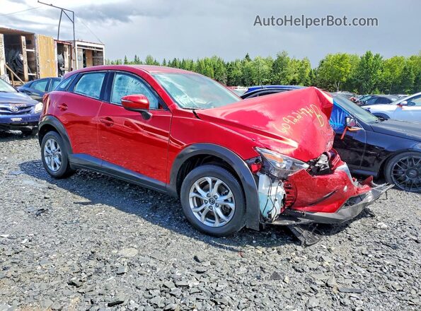 JM1DKFC70M1513370 2021 MAZDA CX-3 Burgundy წინა მარჯვენა