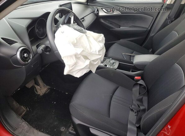 JM1DKFC70M1513370 2021 MAZDA CX-3 Burgundy წინა სალონის ხედი