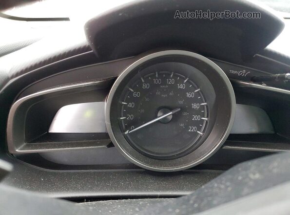 JM1DKFC70M1513370 2021 MAZDA CX-3 Burgundy ხელსაწყოთა პანელის ხედი
