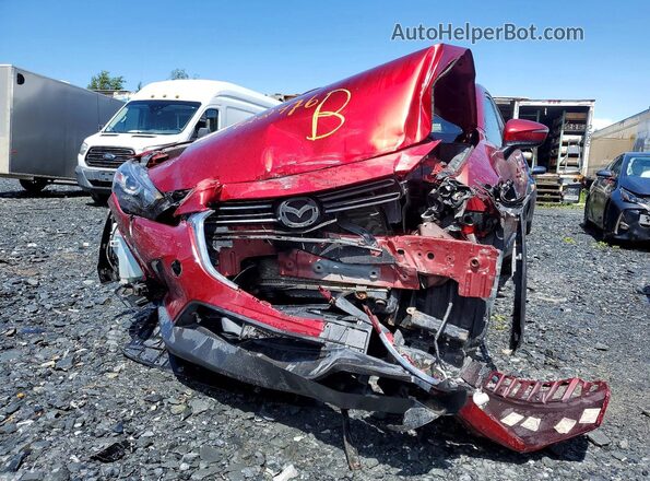 JM1DKFC70M1513370 2021 MAZDA CX-3 Burgundy ძრავის განყოფილების ხედი