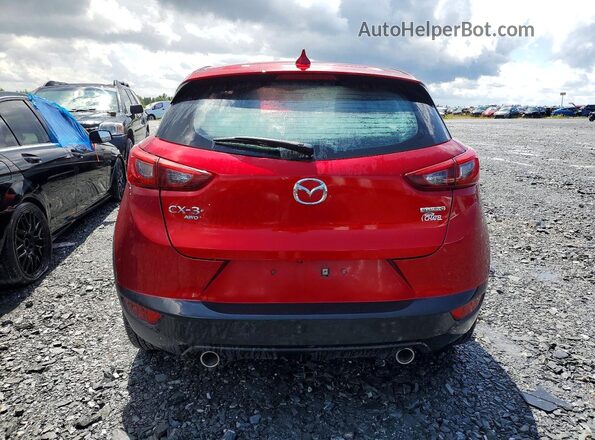 JM1DKFC70M1513370 2021 MAZDA CX-3 Burgundy უკანა ხედი