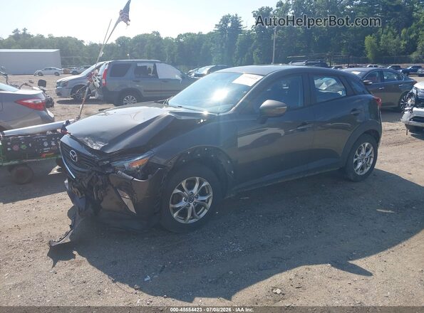 JM1DKFC71G0129527 2016 MAZDA CX-3 Gray წინა მარცხენა ხედი სამი მეოთხედიდან
