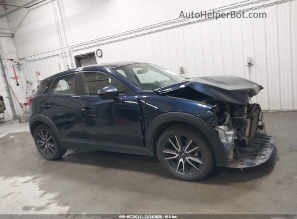 JM1DKFC71H0176588 2017 MAZDA CX-3 Blue Սալոնի 360 աստիճան տեսք