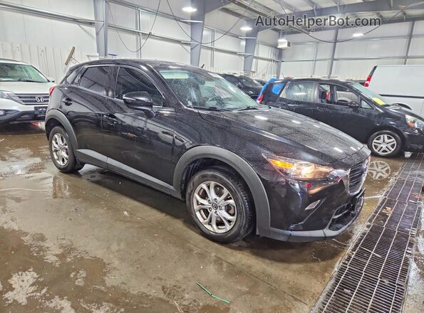 JM1DKFC71K1448090 2019 MAZDA CX-3 Черный Передняя правая четверть