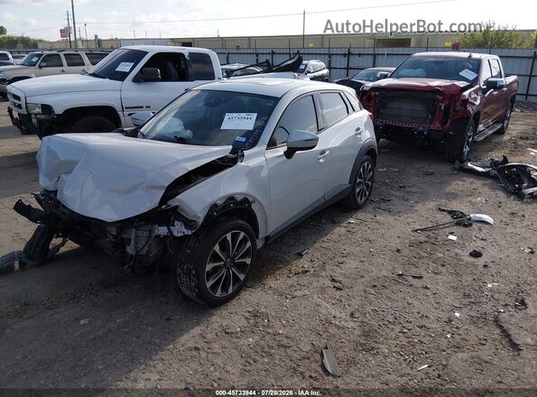 JM1DKFC71K1459431 2019 MAZDA CX-3 Gray Vista tres cuartos delantera izquierda