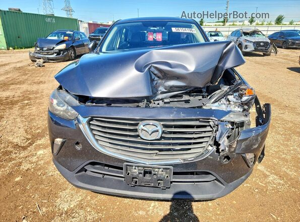 JM1DKFC72H0161419 2017 MAZDA CX-3 Серый Вид спереди