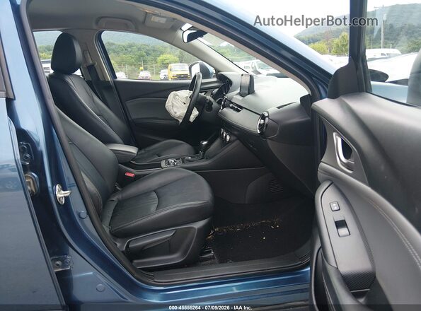 JM1DKFC72K1453167 2019 MAZDA CX-3 Blue Widok wnętrza z przodu