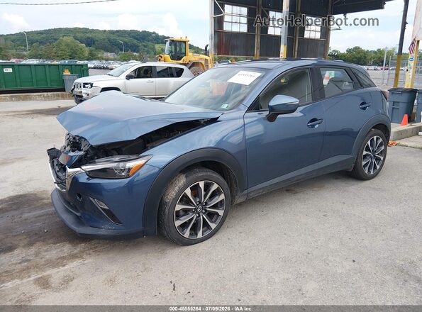JM1DKFC72K1453167 2019 MAZDA CX-3 Blue Przód lewy