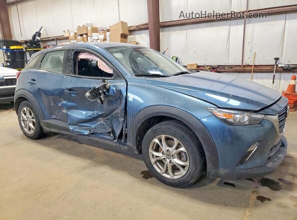 JM1DKFC72L1469838 2020 MAZDA CX-3 Blue წინა მარჯვენა