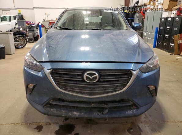 JM1DKFC72L1469838 2020 MAZDA CX-3 Blue წინა ხედი