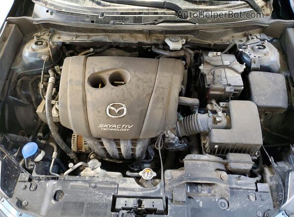 JM1DKFC72L1469838 2020 MAZDA CX-3 Blue უკანა სალონის ხედი