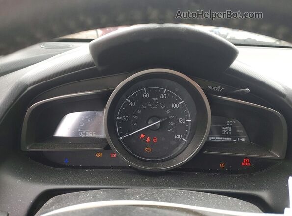 JM1DKFC73J1305673 2018 MAZDA CX-3 Черный Вид щитка приборов