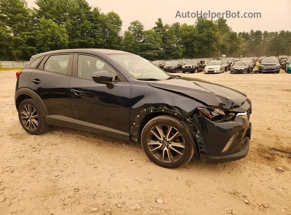 JM1DKFC74H0162040 2017 MAZDA CX-3 Синий Передняя правая четверть