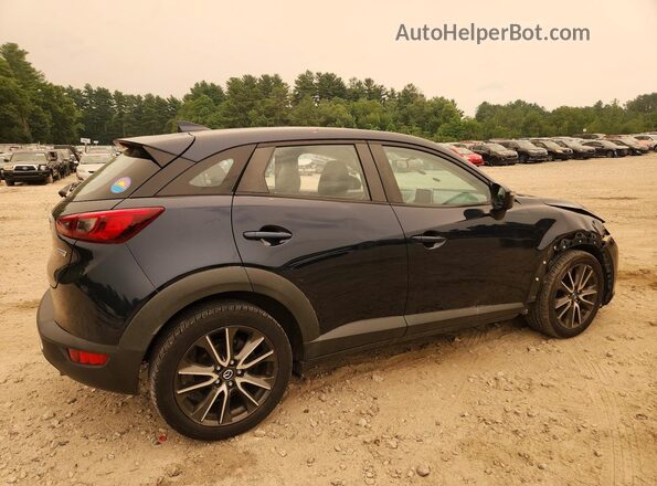 JM1DKFC74H0162040 2017 MAZDA CX-3 Синий Задняя правая четверть