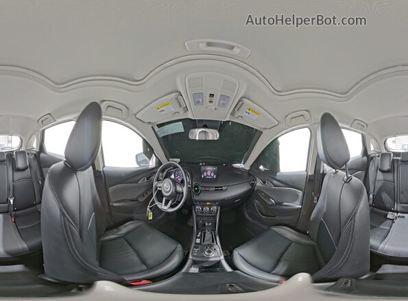 JM1DKFC75K1457696 2019 MAZDA CX-3 Gray Widok wnętrza 360 stopni