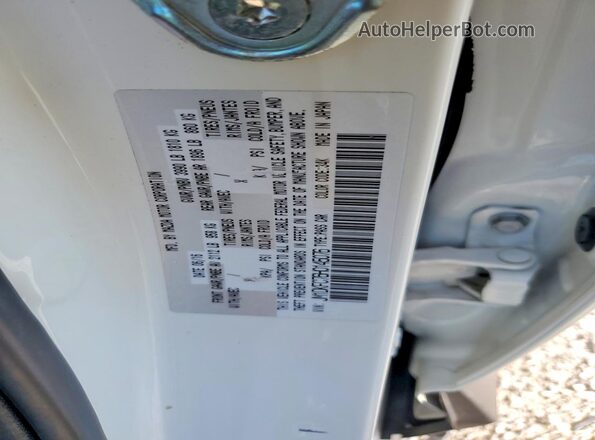 JM1DKFC76H0145076 2017 MAZDA CX-3 White Vista de la etiqueta del VIN