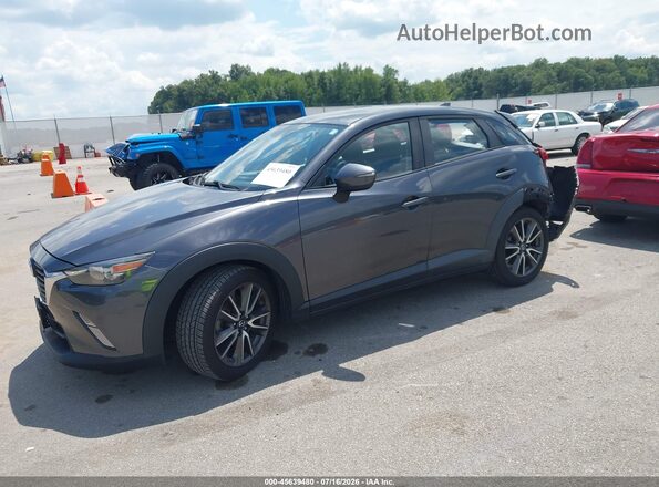 JM1DKFC77H0174554 2017 MAZDA CX-3 Серый Передняя левая четверть