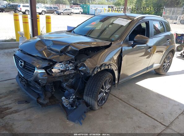 JM1DKFC77J0303978 2018 MAZDA CX-3 Gray Vista tres cuartos delantera izquierda