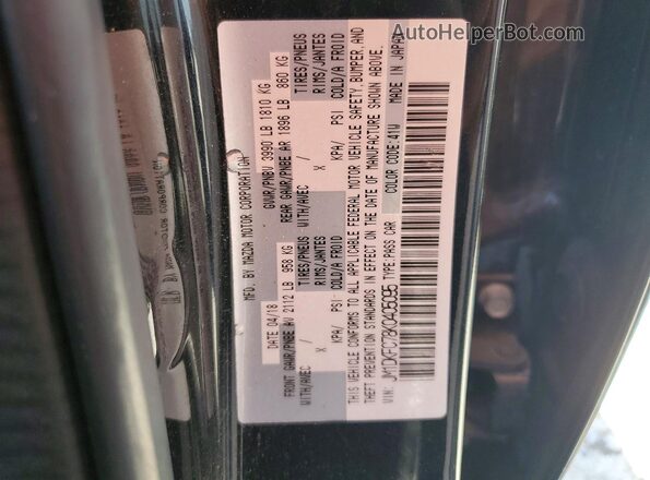 JM1DKFC78K0405095 2019 MAZDA CX-3 Black VIN կոդի պիտակի տեսք