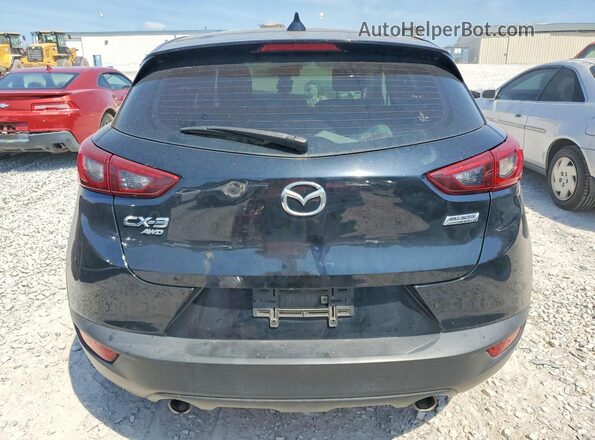 JM1DKFC78K0405095 2019 MAZDA CX-3 Black Հետևի տեսք