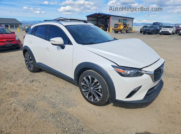 JM1DKFC79K0434492 2019 MAZDA CX-3 Белый Передняя правая четверть