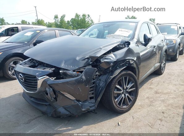 JM1DKFC7XJ1321739 2018 MAZDA CX-3 Gray Передня ліва чверть