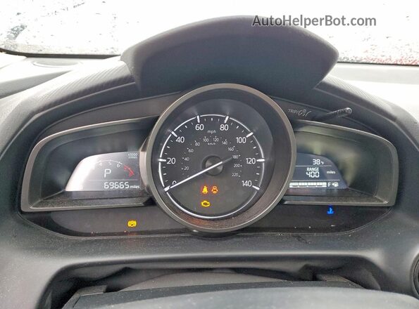 JM1DKFC7XK0446702 2019 MAZDA CX-3 Синий Вид щитка приборов