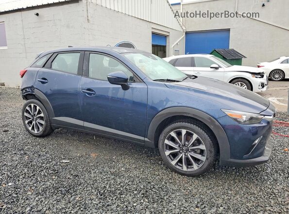 JM1DKFC7XK0446702 2019 MAZDA CX-3 Синий Передняя правая четверть