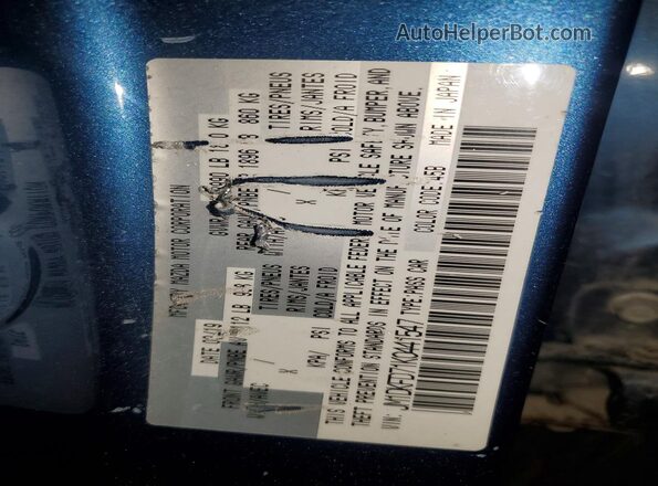 JM1DKFD71K0441547 2019 MAZDA CX-3 Синий Вид подкапотного пространства